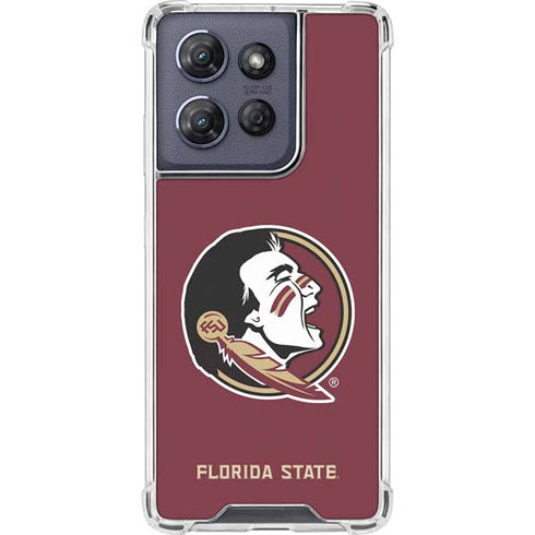 Florida State FSU Seminoles Moto G Power 5G (2025) Clear Case